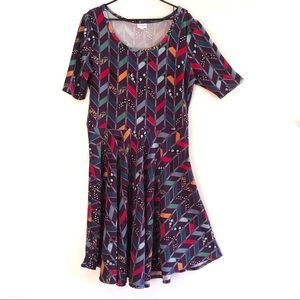 LuLaRoe Purple Print Nicole Dress!  NWOT
